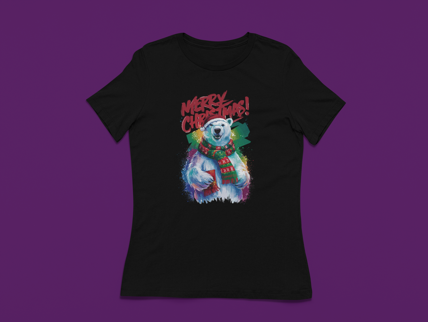 Merry Christmas Bear T-Shirt