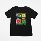 Eat, Sleep, Roblox, Repeat T-Shirt image 0