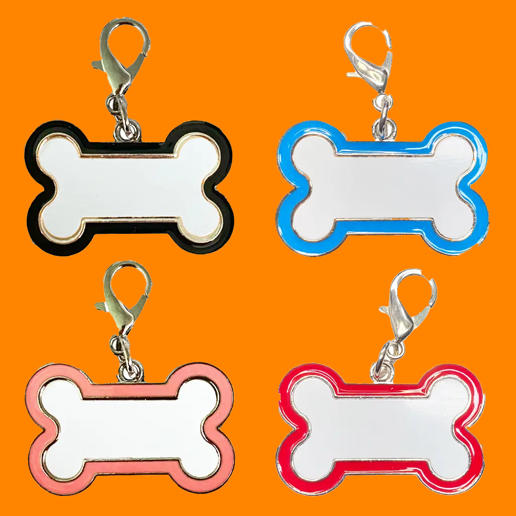 Metal Bone Dog Tag