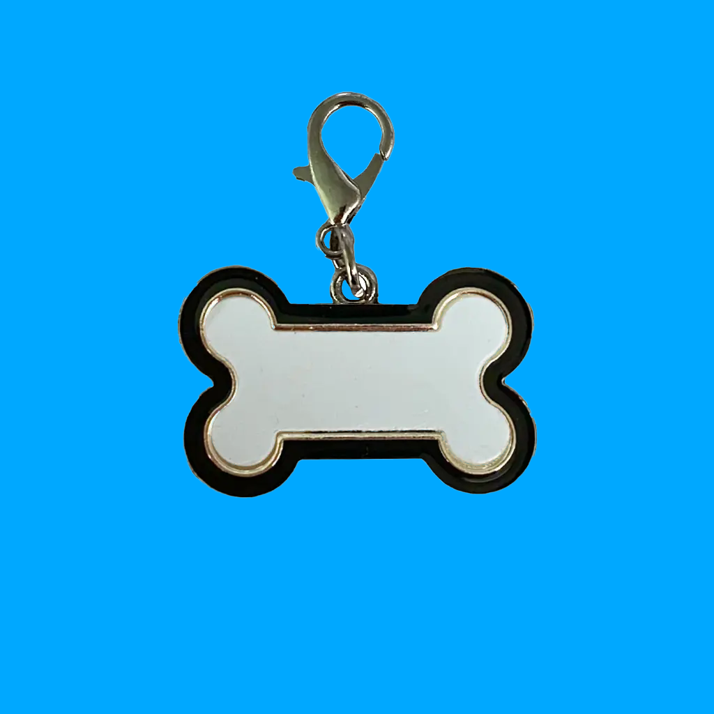 Metal Bone Dog Tag