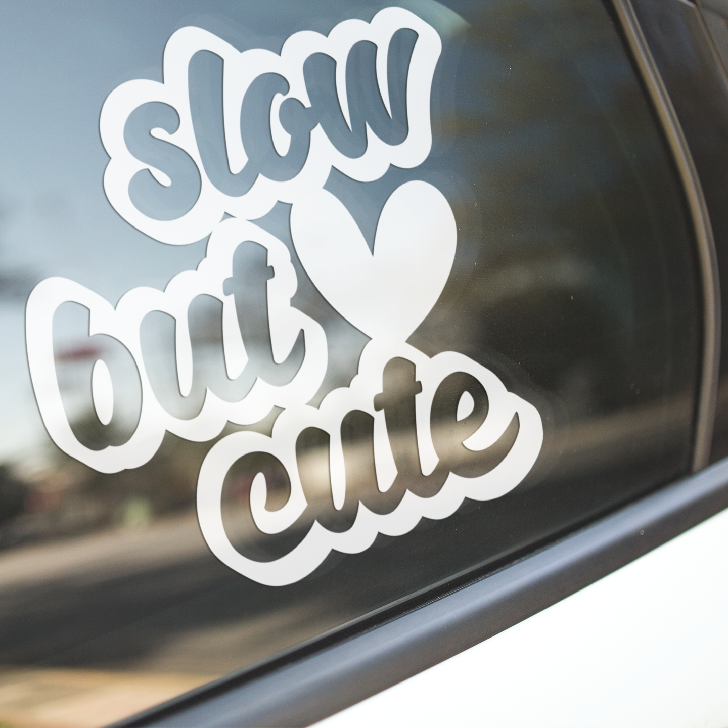 Slow But Cute Decal image 0
