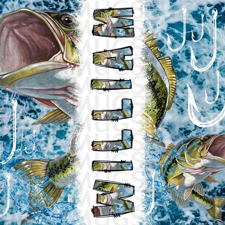 Fishing (Custom Name) - 20Oz Tumbler