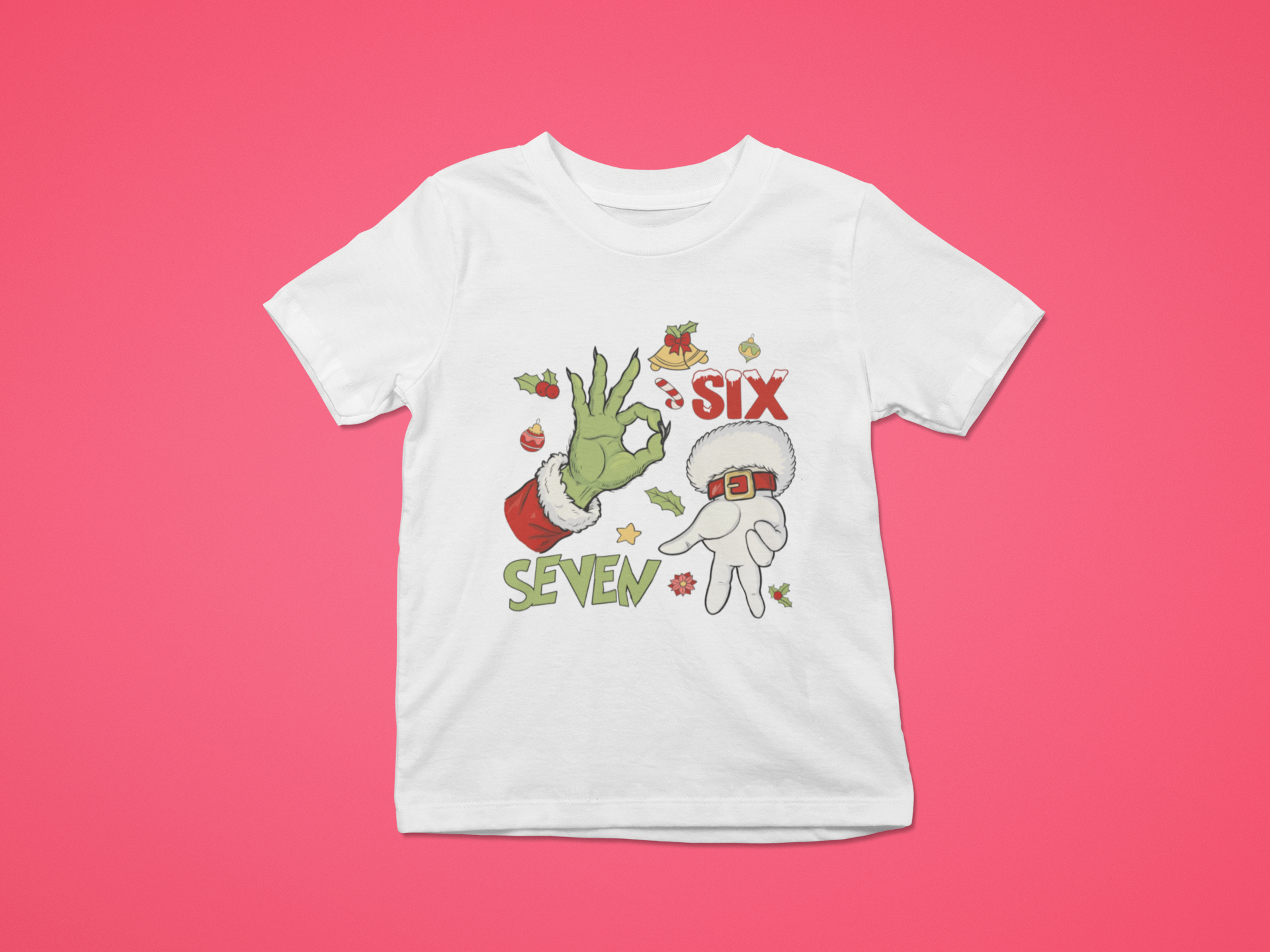 Grinch and Santa 6-7 T-Shirt
