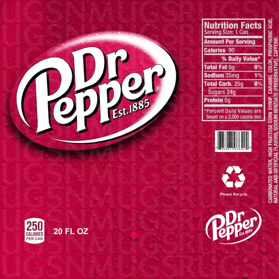 Soda Theme - 20Oz Tumbler Dr Pepper